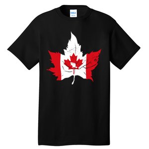 Canada Maple Leaf Flaf Tall T-Shirt