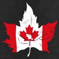 Canada Maple Leaf Flaf 11oz C Handle Ceramic Mug