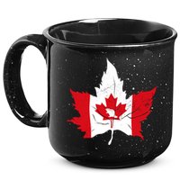 Canada Maple Leaf Flaf 15oz Campfire Ceramic Mug