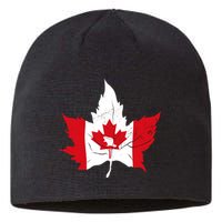Canada Maple Leaf Flaf Sustainable Beanie