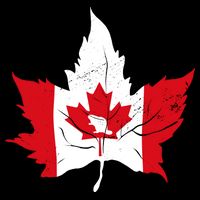 Canada Maple Leaf Flaf Sustainable Beanie