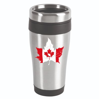 Canada Maple Leaf Flaf 16oz Travel Tumbler