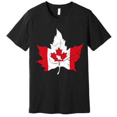 Canada Maple Leaf Flaf Premium T-Shirt