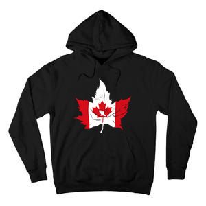 Canada Maple Leaf Flaf Tall Hoodie