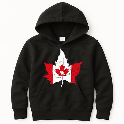 Canada Maple Leaf Flaf Kids Hoodie