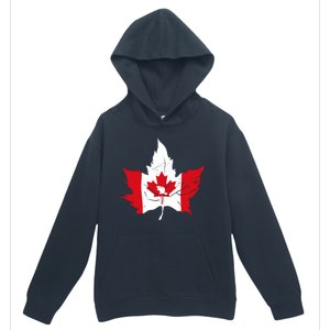 Canada Maple Leaf Flaf Urban Pullover Hoodie