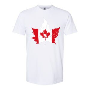 Canada Maple Leaf Flaf Softstyle CVC T-Shirt