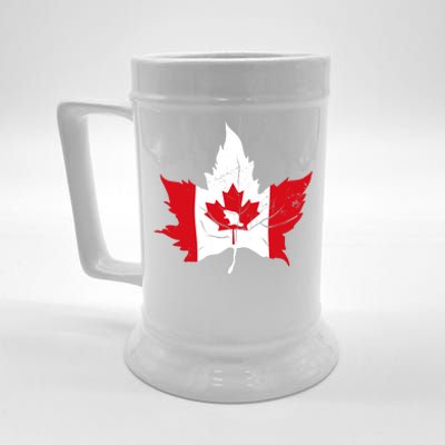 Canada Maple Leaf Flaf Beer Stein