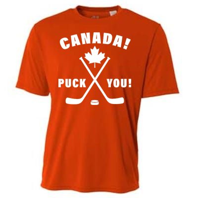 Canada Puck You Hockey Cooling Performance Crew T-Shirt