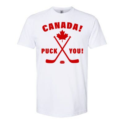 Canada Puck You Hockey Softstyle CVC T-Shirt