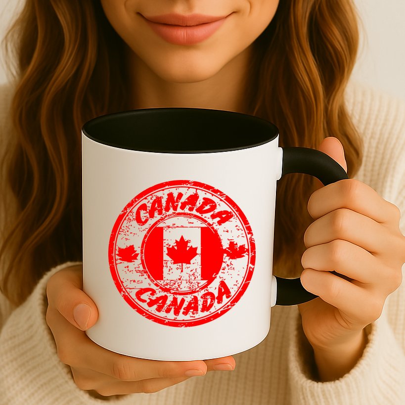 Canada Retro Circle Mug