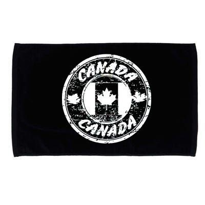 Canada Retro Circle Microfiber Hand Towel