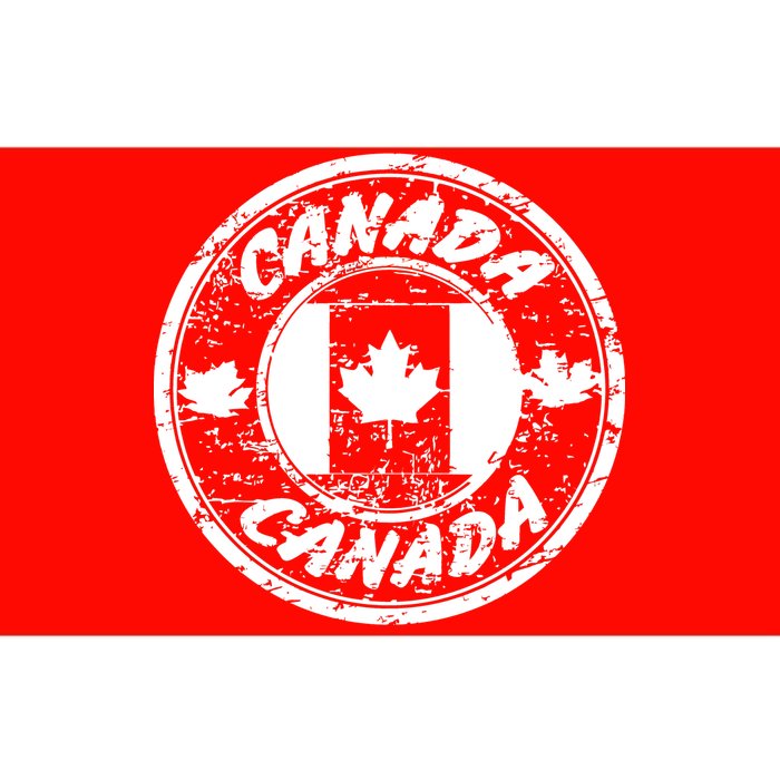 Canada Retro Circle Bumper Sticker