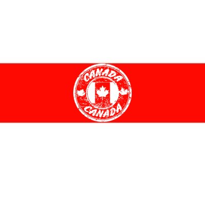 Canada Retro Circle Bumper Sticker