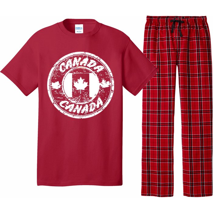 Canada Retro Circle Pajama Set