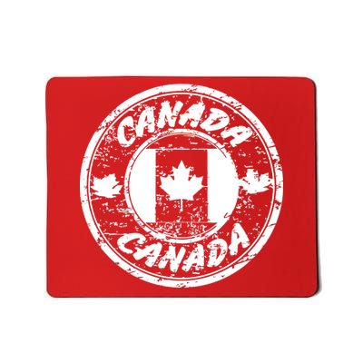 Canada Retro Circle Mousepad