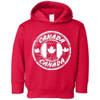 Canada Retro Circle Toddler Hoodie