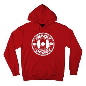 Canada Retro Circle Tall Hoodie