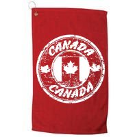 Canada Retro Circle Platinum Collection Golf Towel