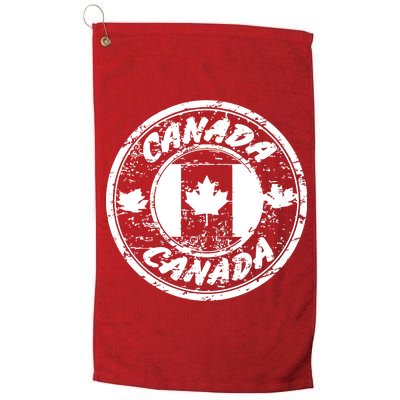 Canada Retro Circle Platinum Collection Golf Towel