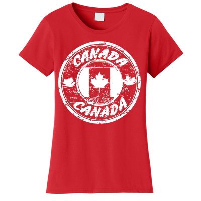 Canada Retro Circle Women's T-Shirt