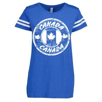 Canada Retro Circle Enza Ladies Jersey Football T-Shirt