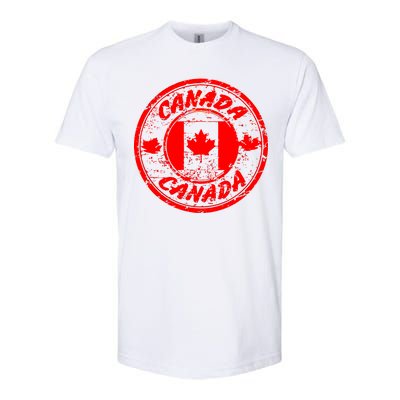 Canada Retro Circle Softstyle® CVC T-Shirt