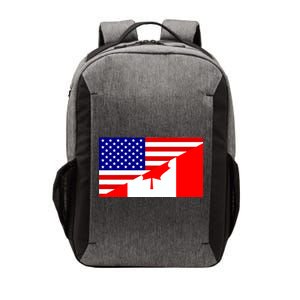 Canadian American USA Flag Vector Backpack