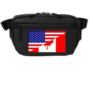 Canadian American USA Flag Crossbody Pack