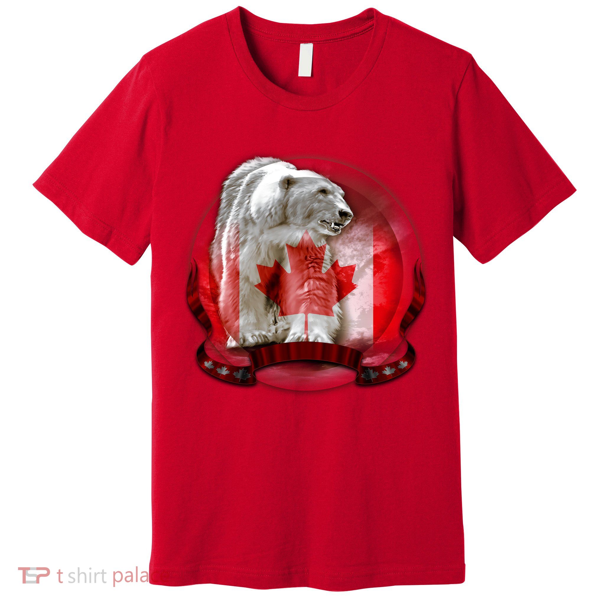 Canadian Polar Bear Wildlife Premium T-Shirt