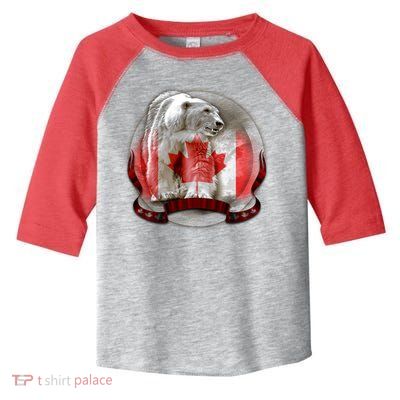 Canadian Polar Bear Wildlife Toddler Fine Jersey T-Shirt