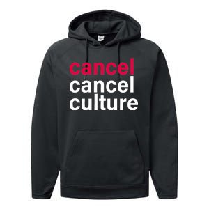 Cancel Cancel Culture Performance Fleece Hoodie