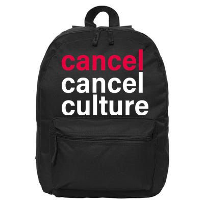 Cancel Cancel Culture 16 in Basic Backpack