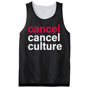 Cancel Cancel Culture Mesh Reversible Basketball Jersey Tank