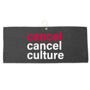 Cancel Cancel Culture Large Microfiber Waffle Golf Towel