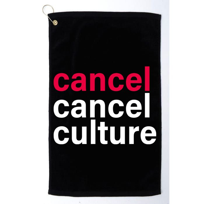 Cancel Cancel Culture Golf Towel