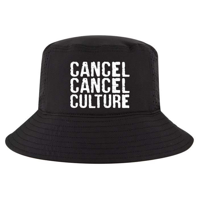 Cancel Cancel Culture Distressed Cool Comfort Performance Bucket Hat