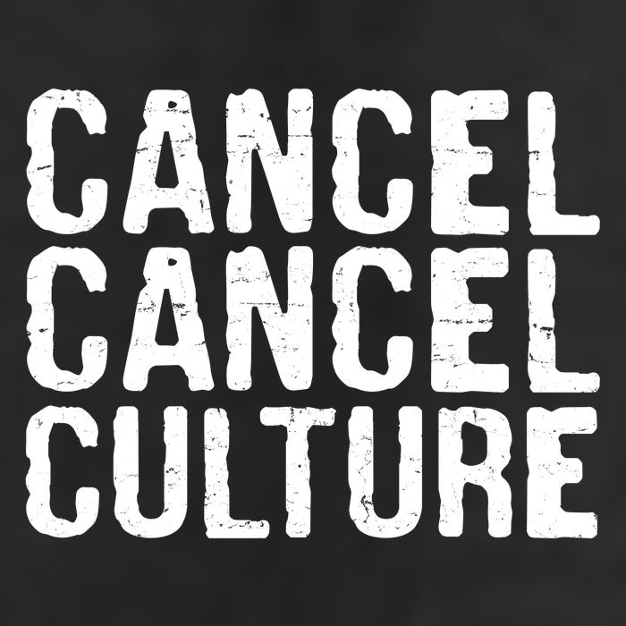 Cancel Cancel Culture Distressed 7 Panel Mesh Trucker Snapback Hat