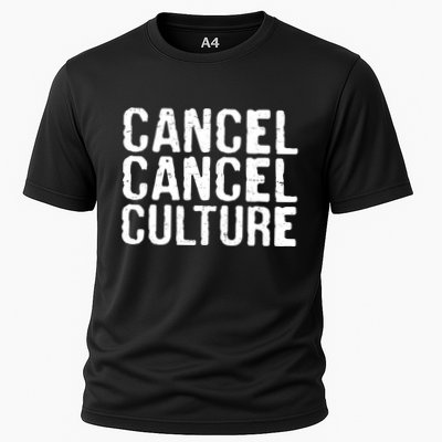 Cancel Cancel Culture Distressed Performance Shirt