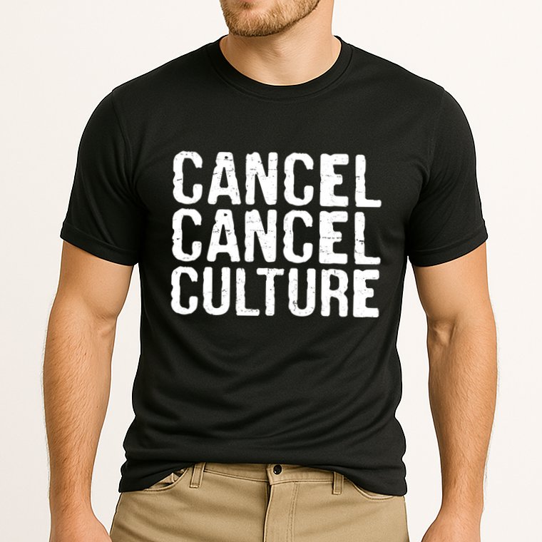 Cancel Cancel Culture Distressed Performance Shirt