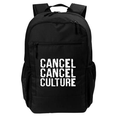 Cancel Cancel Culture Distressed Backpack
