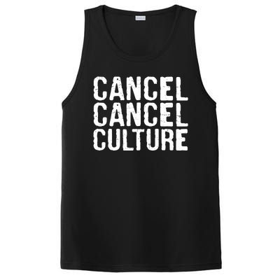 Cancel Cancel Culture Distressed PosiCharge Competitor Tank