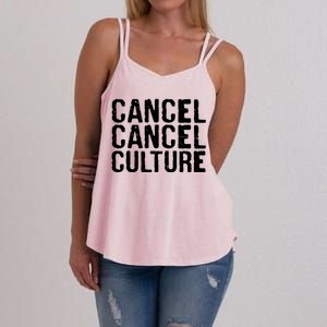 Cancel Cancel Culture Distressed Women's Strappy Tank