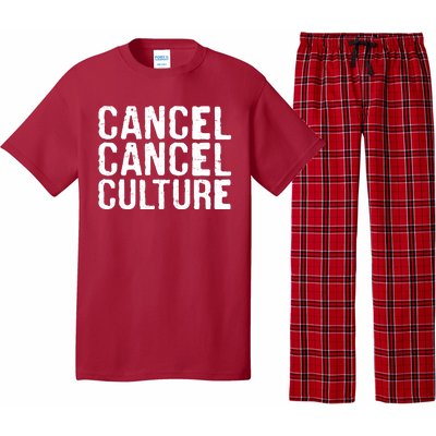 Cancel Cancel Culture Distressed Pajama Set