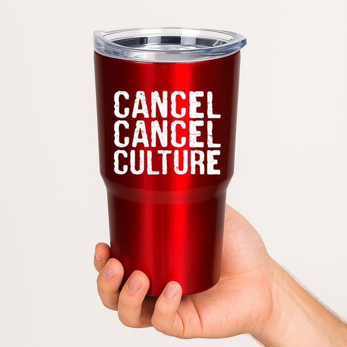 Cancel Cancel Culture Distressed Tumbler