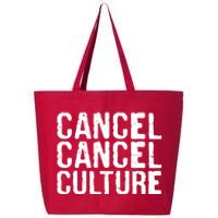 Cancel Cancel Culture Distressed 25L Jumbo Tote