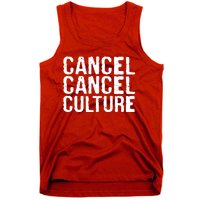 Cancel Cancel Culture Distressed Tank Top