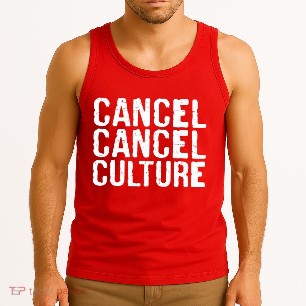 Cancel Cancel Culture Distressed Tank Top