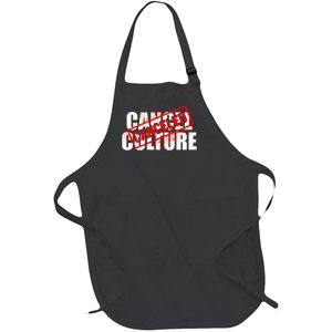 Cancel Culture Canceled Stamp Full-Length Apron With Pockets