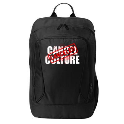 Cancel Culture Canceled Stamp City Backpack